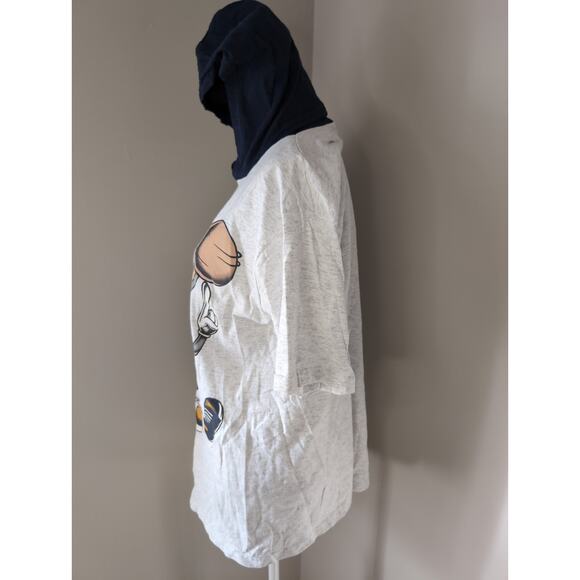 90s Looney Tunes Notre Dame college basketball vintage shirt Sz L - Picture 3 of 9